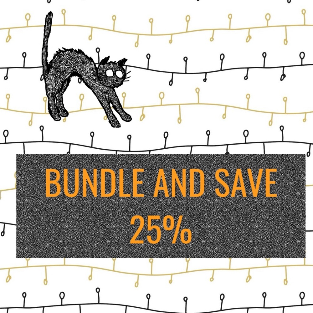BUNDLE 2 OR MORE ITEMS AND SAVE 25%!
